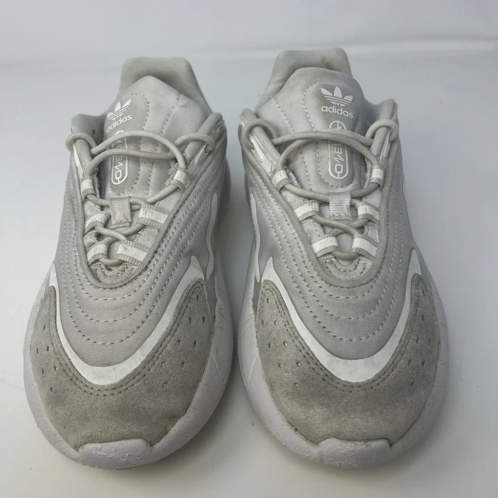 adidas Ozelia Running Shoes Women's Size 4‎ Triple Gray Cushioned H03132